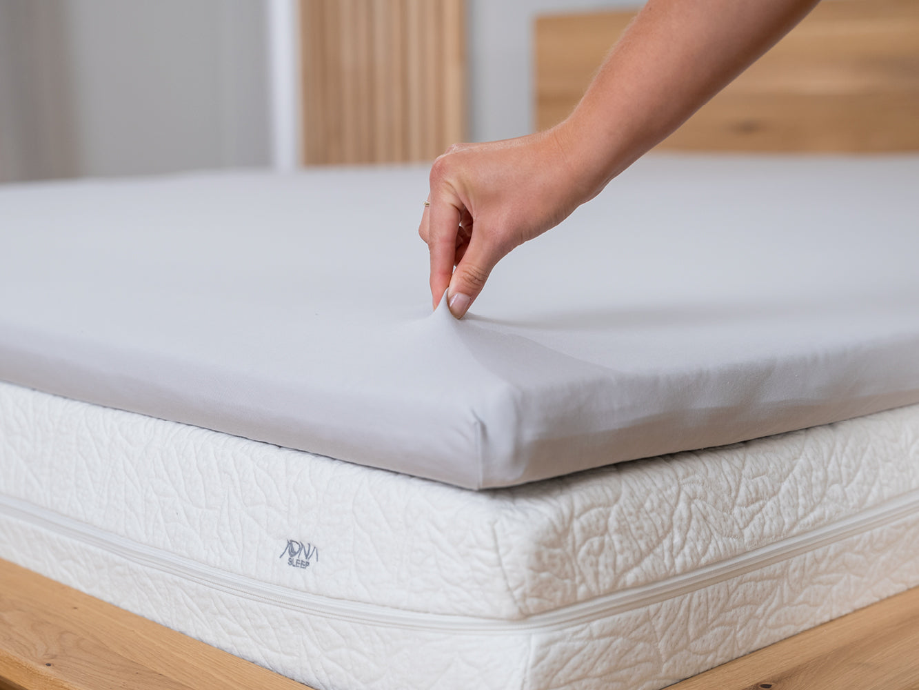 Premium Topper Spannbetttuch petrol 80-90 x 200 - 210 cm - Sale