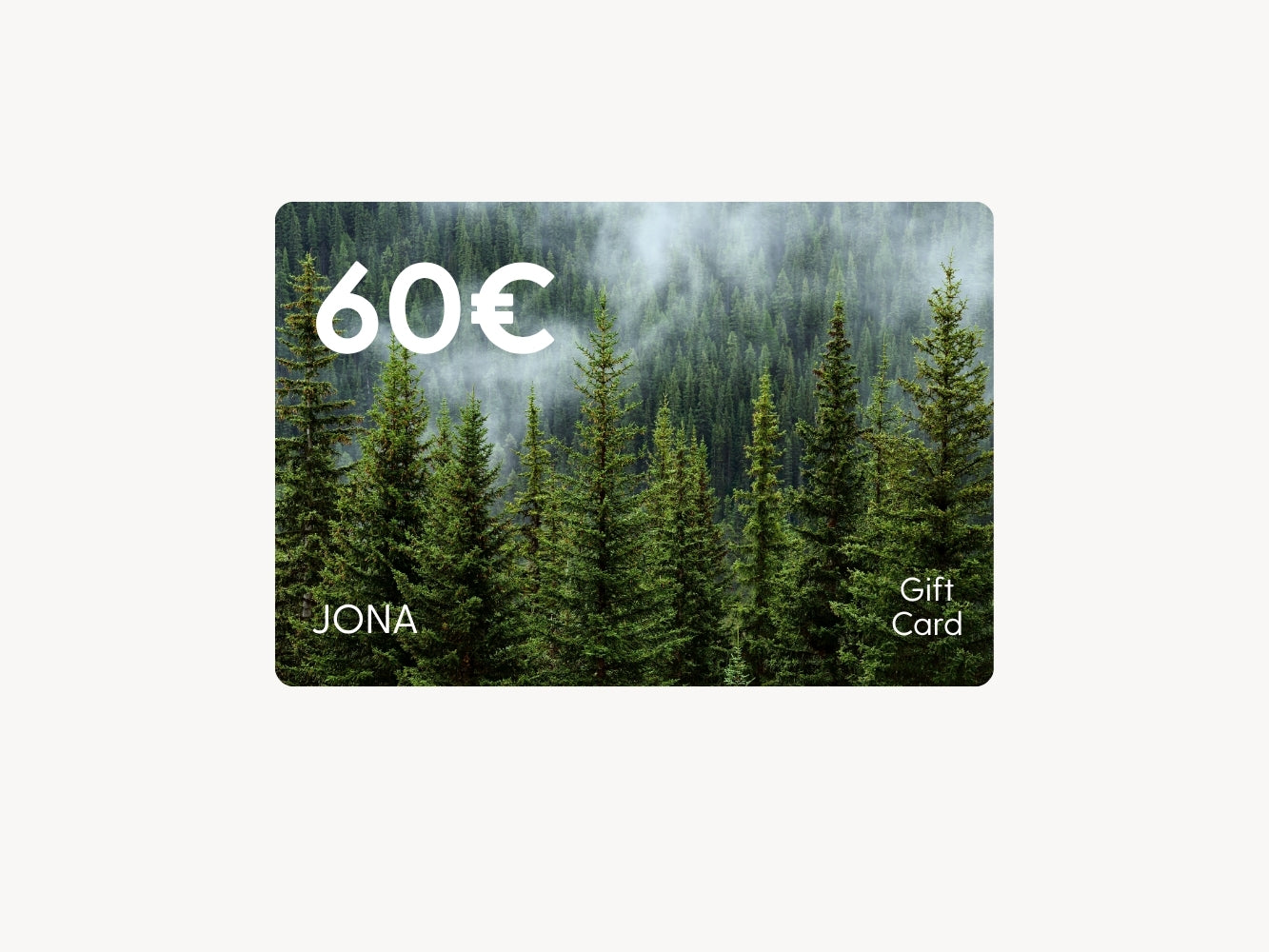 JONA Geschenkgutschein via E-Mail