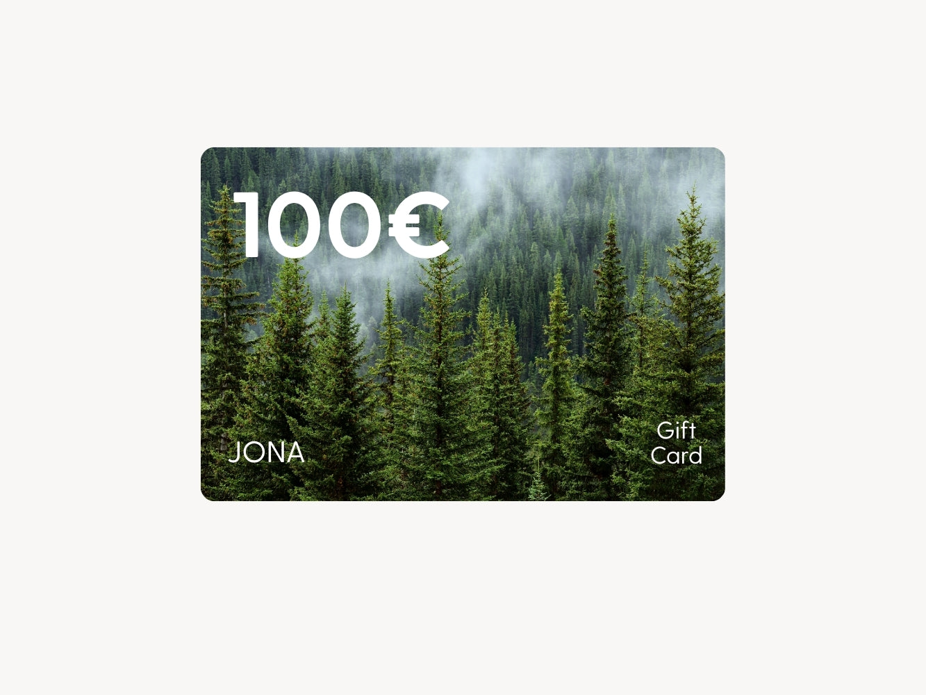 JONA Geschenkgutschein via E-Mail