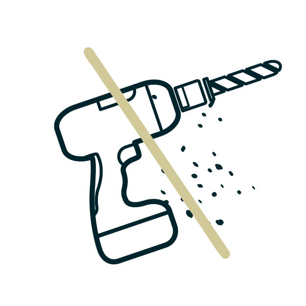 JONA Icon werkzeugloser Aufbau