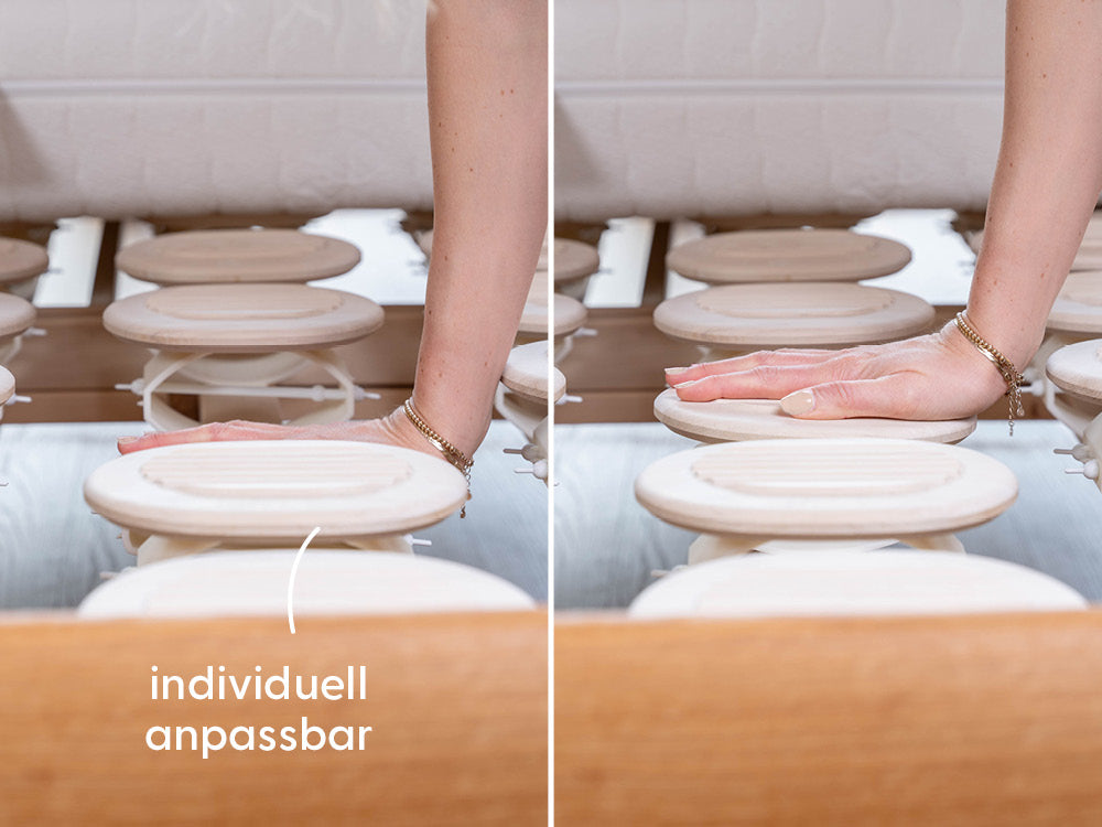 RELAX 2000 Bettsystem (starr) fest Buche