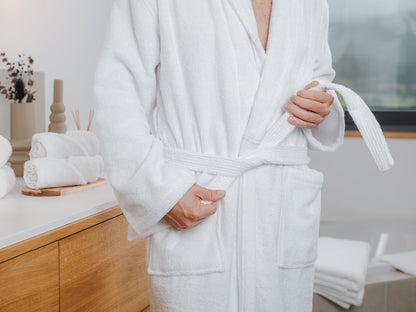 Premium Bademantel mit Schalkragen