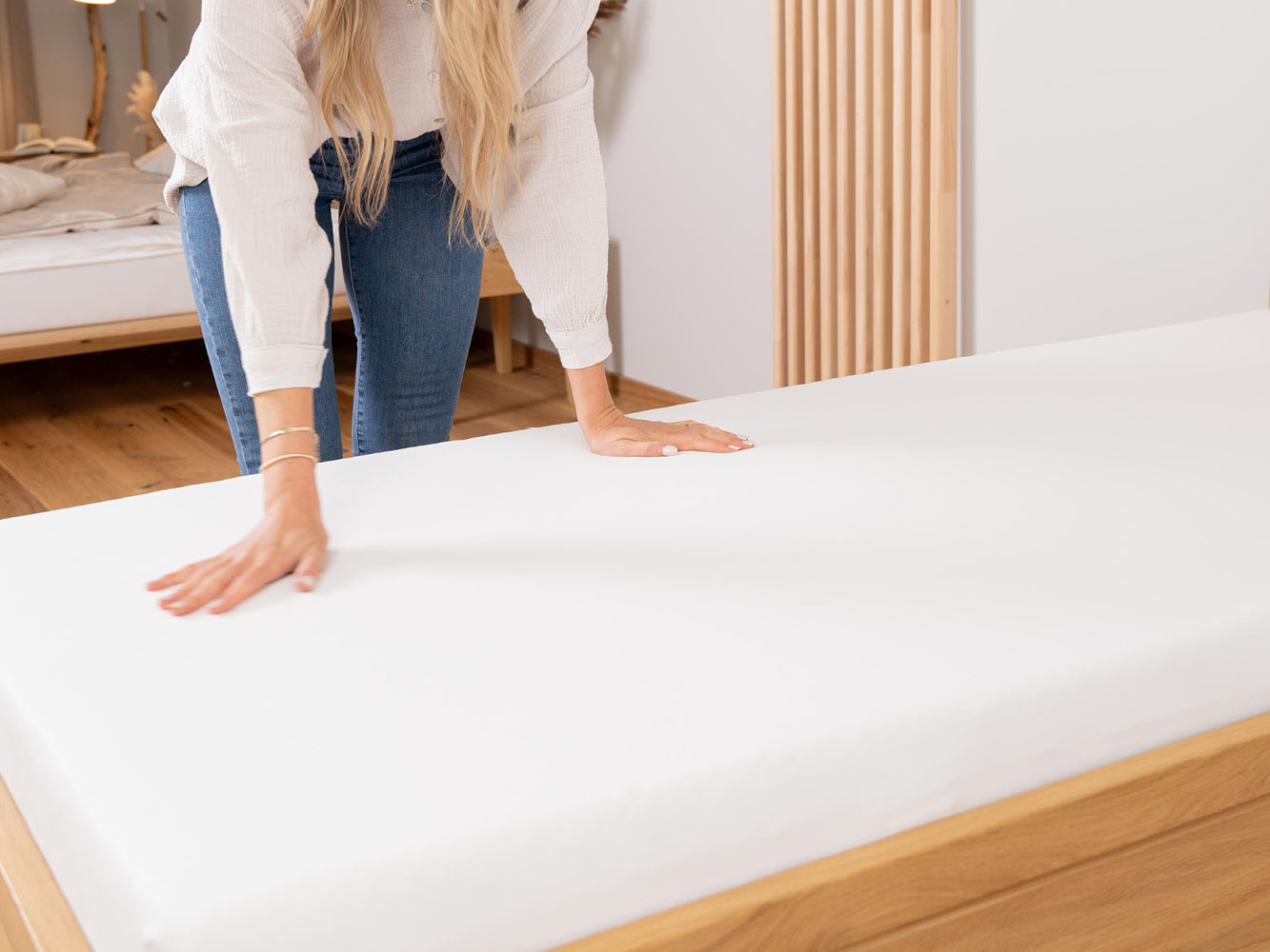 Deluxe Matratzen Spannbetttuch schoko 180 - 200 x 200 - 220 cm - Sale