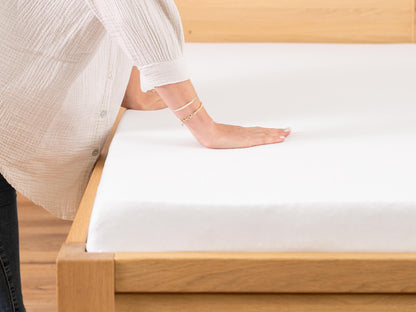 Deluxe Matratzen Spannbetttuch schoko 180 - 200 x 200 - 220 cm - Sale