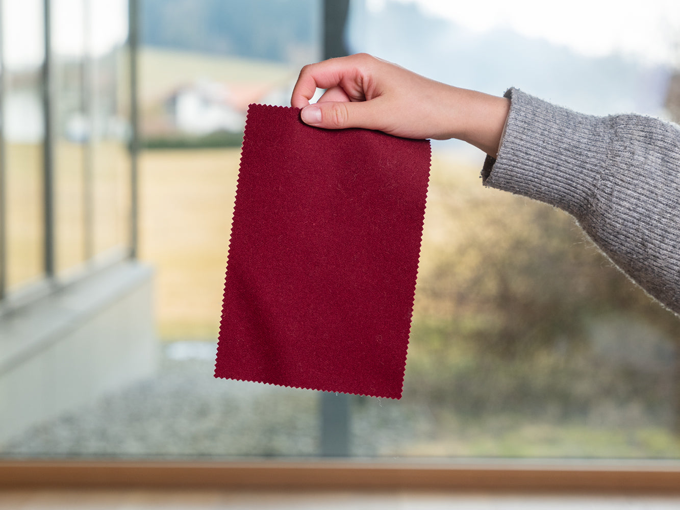 Stoffmuster Massivholz-Betten