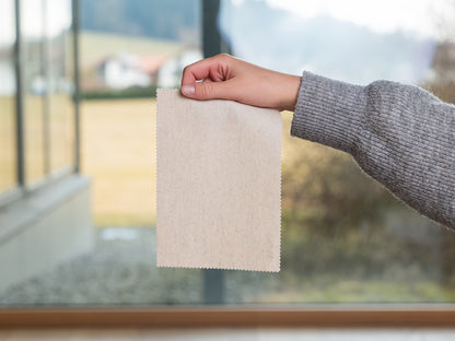 Stoffmuster Massivholz-Betten