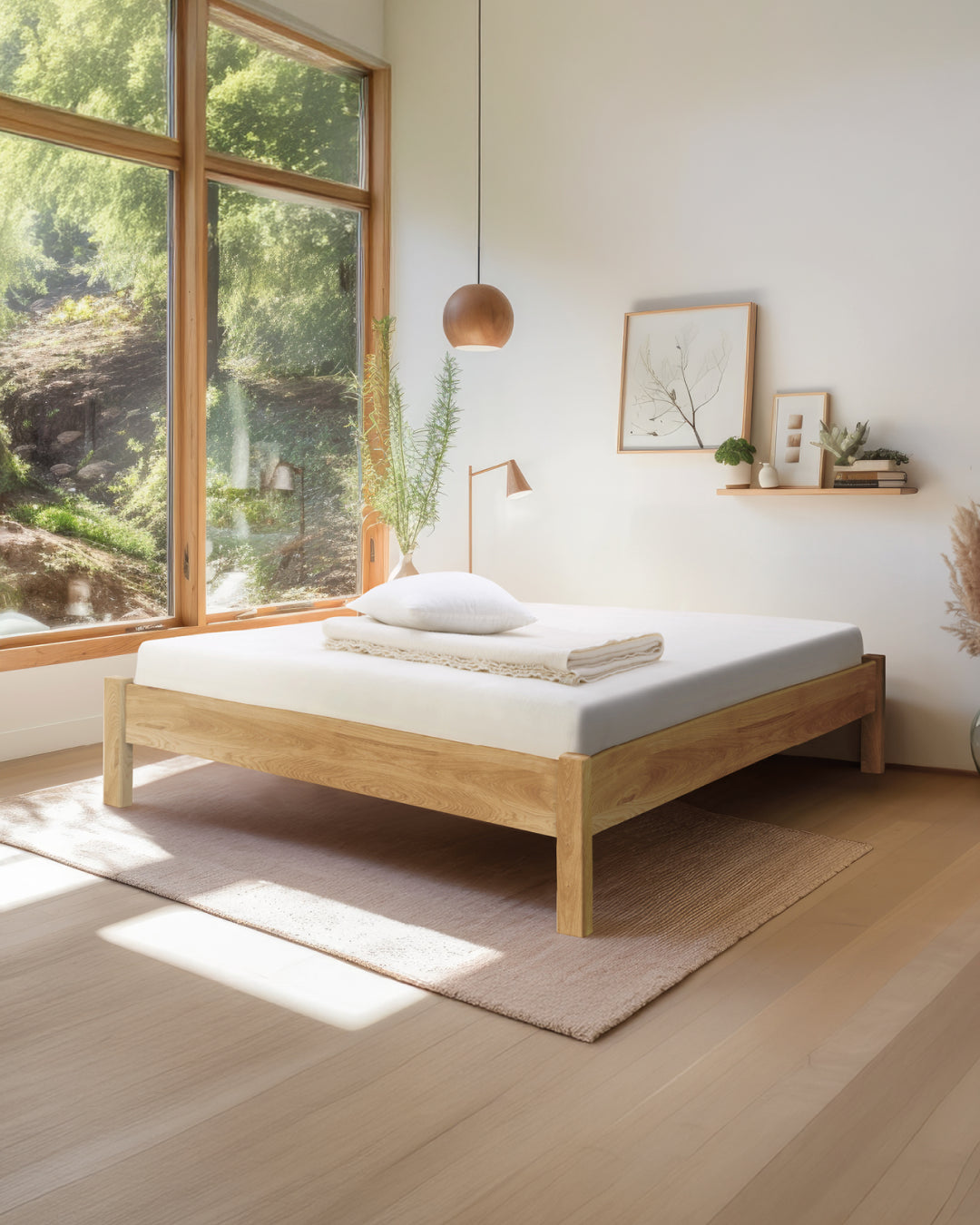 Massivholz-Bett ARVID - ohne Kopfteil