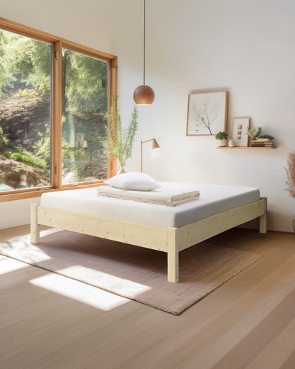 Massivholz-Bett ARVID - ohne Kopfteil