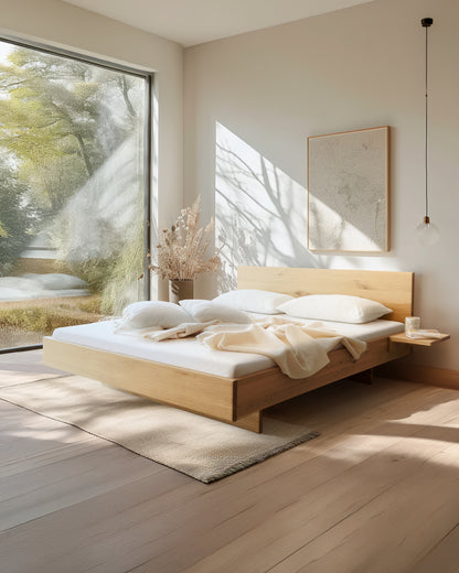 Massivholz-Bett TOIVO