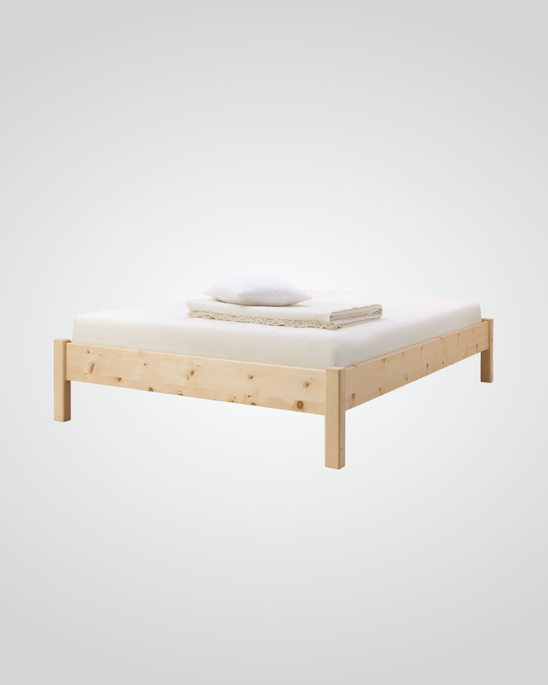 Massivholz-Bett ARVID - ohne Kopfteil