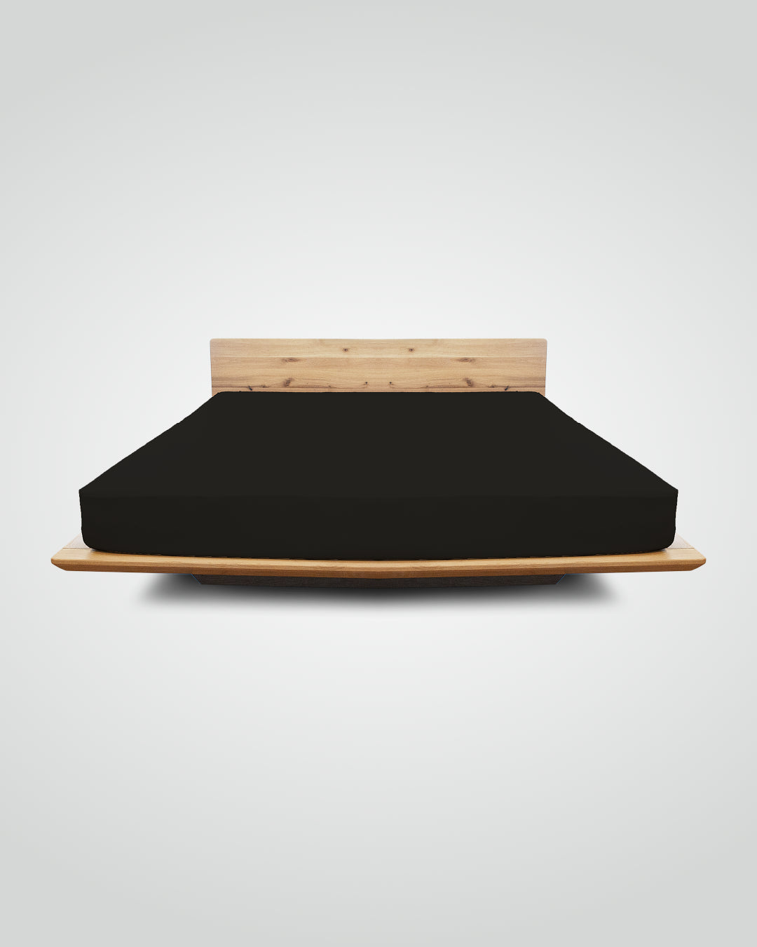 Premium Matratzen Spannbetttuch schwarz 120 - 130 x 200 - 220 cm - Sale