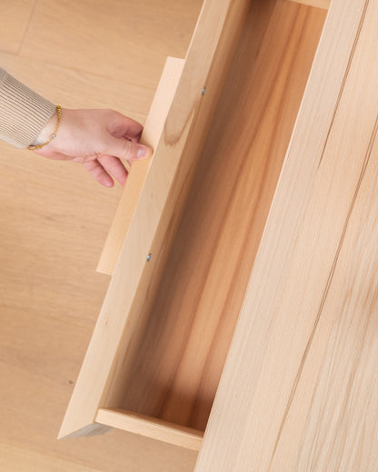 Nachtkästchen mit zwei Schubladen NALANI