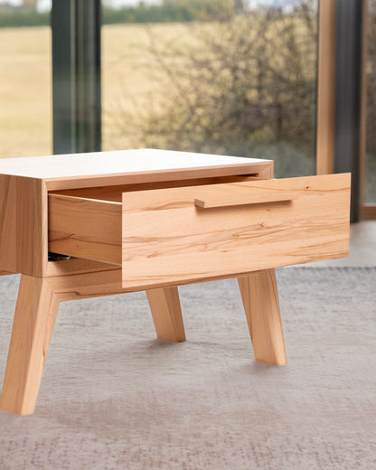 Nachtkästchen mit zwei Schubladen NALANI