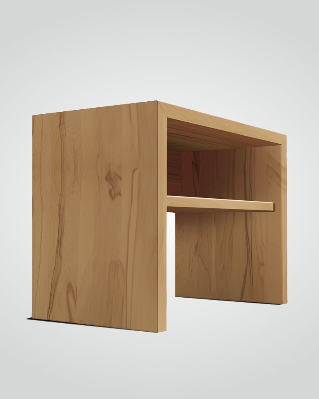 Nachtkästchen ohne Schublade VENLA metallfrei