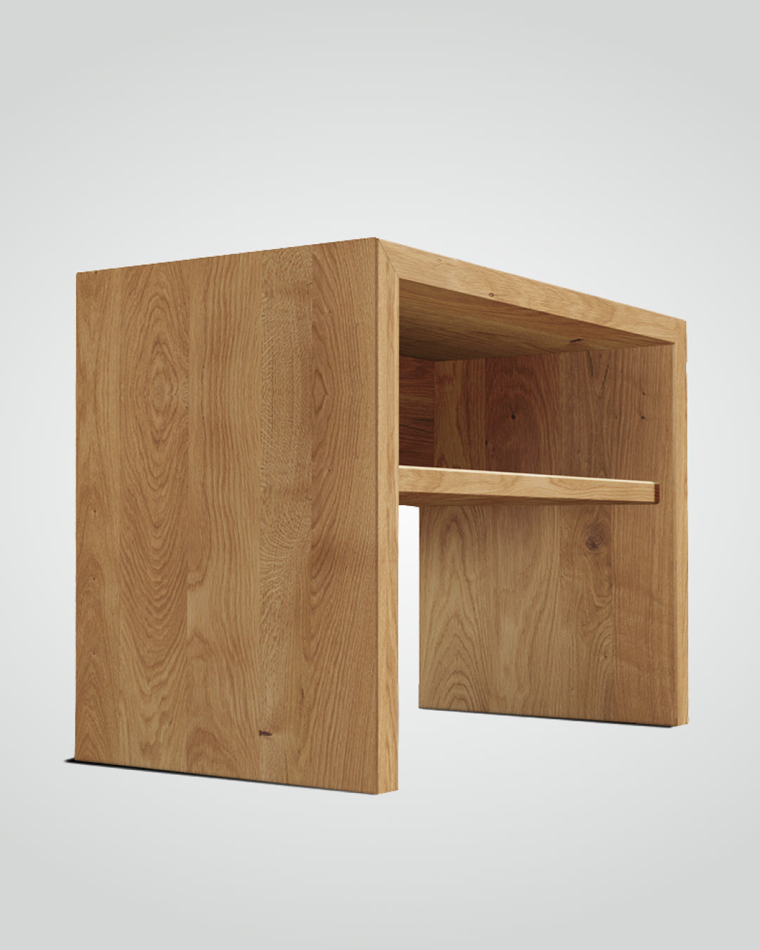 Nachtkästchen ohne Schublade VENLA metallfrei