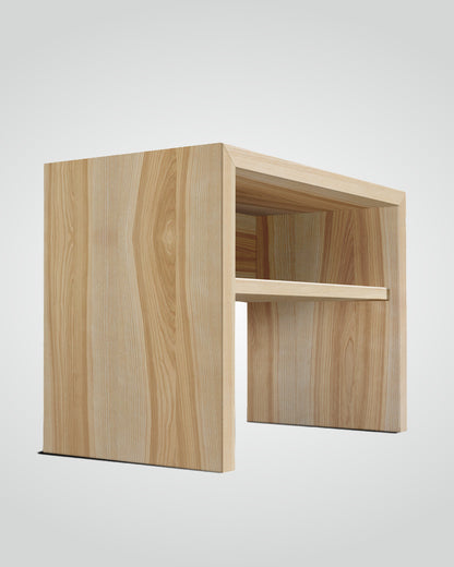 Nachtkästchen ohne Schublade VENLA metallfrei